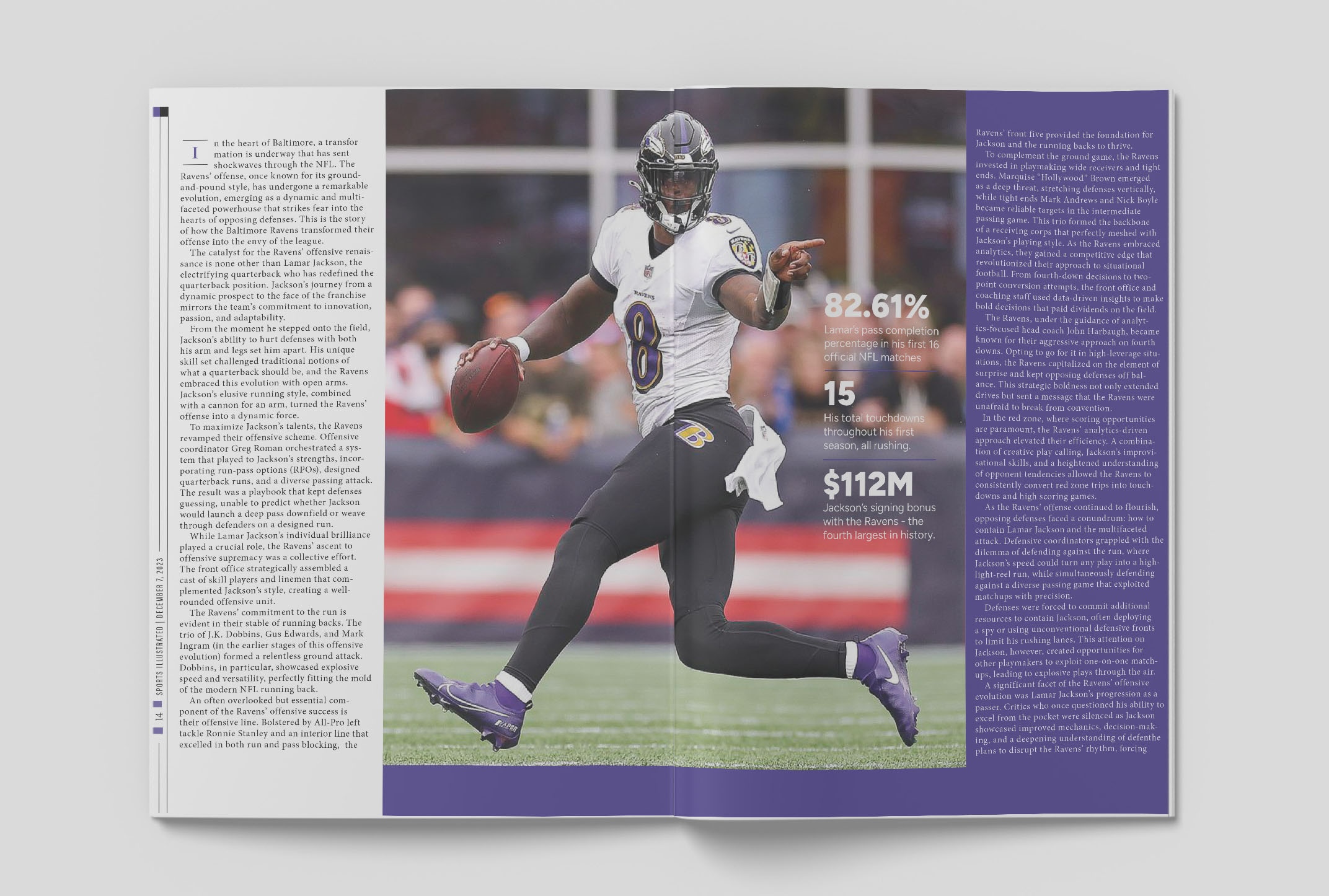 Lamar Jackson featured story spread